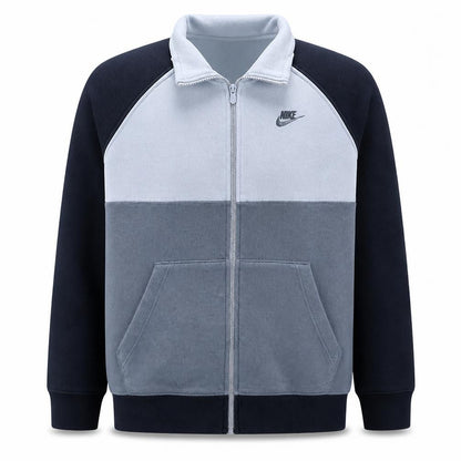 Mens UK Size L Nike Grey Full Zip Sweatshirt
