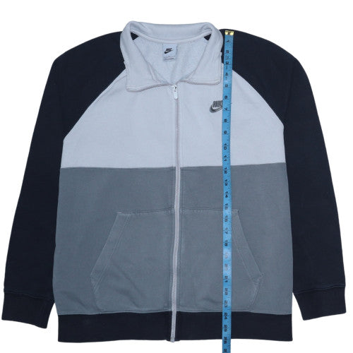 Mens UK Size L Nike Grey Full Zip Sweatshirt