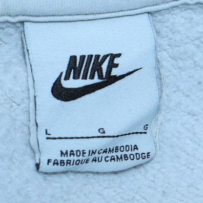 Mens UK Size L Nike Grey Full Zip Sweatshirt