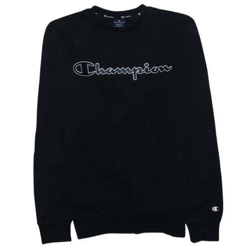 Mens UK Size S Champion Black Pullover Sweatshirt