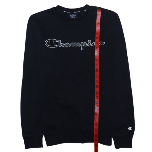 Mens UK Size S Champion Black Pullover Sweatshirt