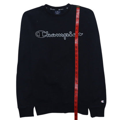 Mens UK Size S Champion Black Pullover Sweatshirt