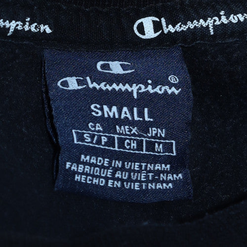 Mens UK Size S Champion Black Pullover Sweatshirt