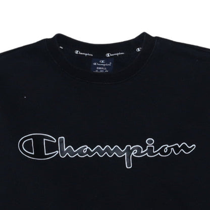 Mens UK Size S Champion Black Pullover Sweatshirt