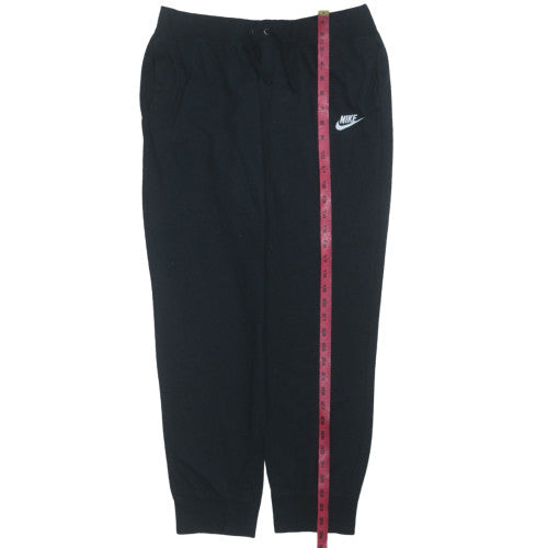 Mens UK Size M Nike Regular Fit Jogger Black Trousers