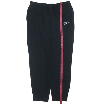 Mens UK Size M Nike Regular Fit Jogger Black Trousers