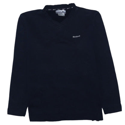 Unisex Adults UK Size S Reebok Black Pullover Sweatshirt