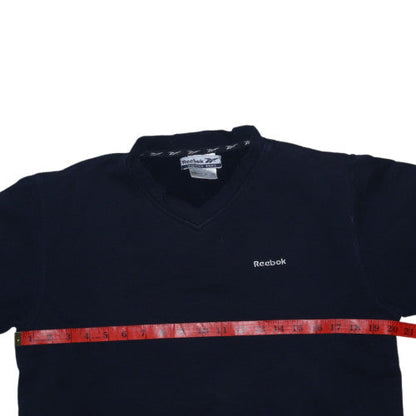 Unisex Adults UK Size S Reebok Black Pullover Sweatshirt