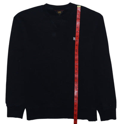 Mens UK Size M Lee Black Pullover Sweatshirt
