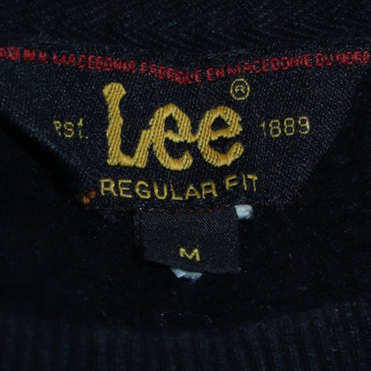 Mens UK Size M Lee Black Pullover Sweatshirt