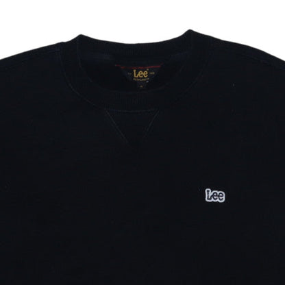 Mens UK Size M Lee Black Pullover Sweatshirt