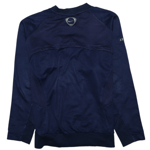 Nike Boys Arsenal Blue Long Sleeve Football Shirt L 12-13 Years