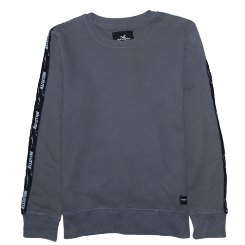 Mens UK Size XS Hollister Grey Pullover Sweatshirt