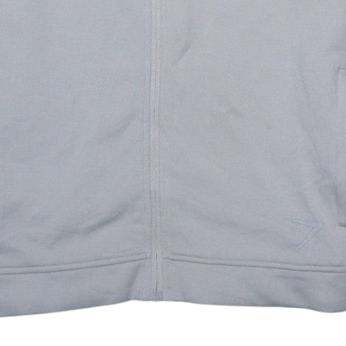Mens UK Size M Gymshark Grey Full Zip Hoodie