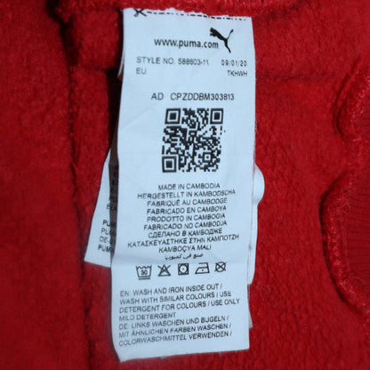Boys UK Size 13-14 Years PUMA Red Pullover Hoodie