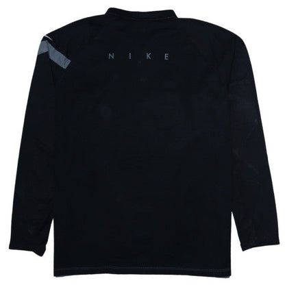Mens UK Size XL Nike Grey Henley Sweatshirt