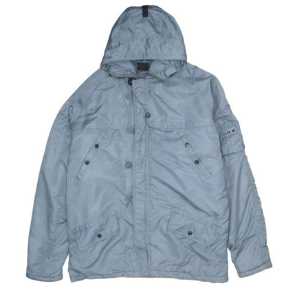 Mens UK Size XL New Roads Grey Parka Coat