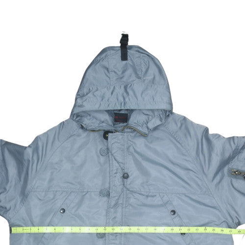 Mens UK Size XL New Roads Grey Parka Coat