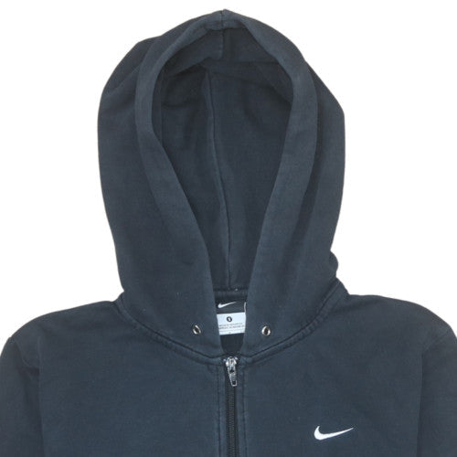 Mens UK Size S Nike Black Full Zip Hoodie