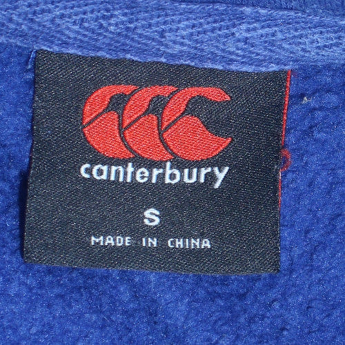 Mens UK Size S Canterbury Blue Pullover Hoodie