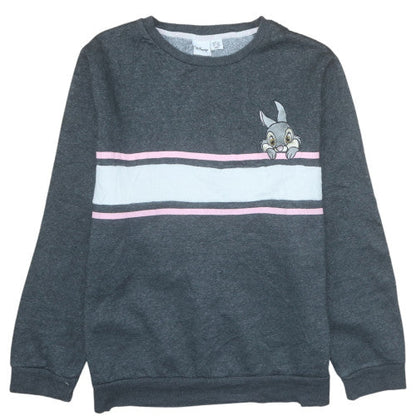Womens UK Size L Disney Grey Pullover Sweatshirt