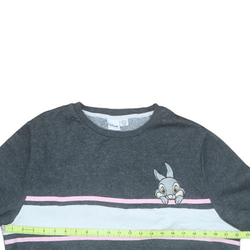 Womens UK Size L Disney Grey Pullover Sweatshirt