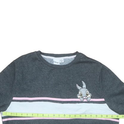 Womens UK Size L Disney Grey Pullover Sweatshirt