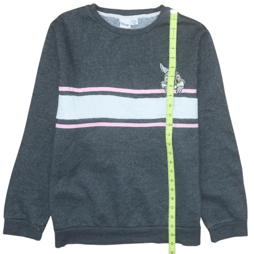 Womens UK Size L Disney Grey Pullover Sweatshirt