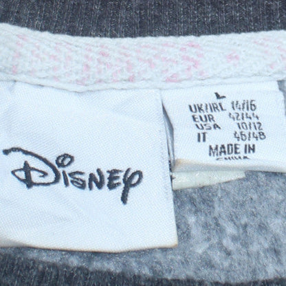 Womens UK Size L Disney Grey Pullover Sweatshirt
