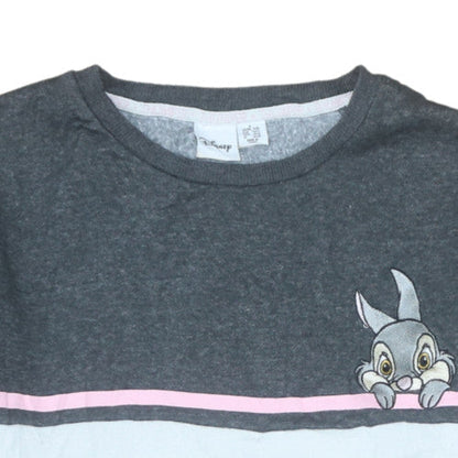 Womens UK Size L Disney Grey Pullover Sweatshirt
