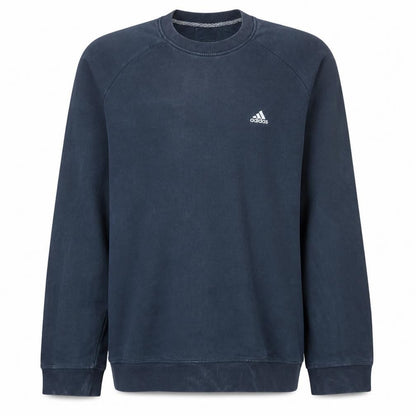 Mens UK Size M adidas Blue Pullover Sweatshirt