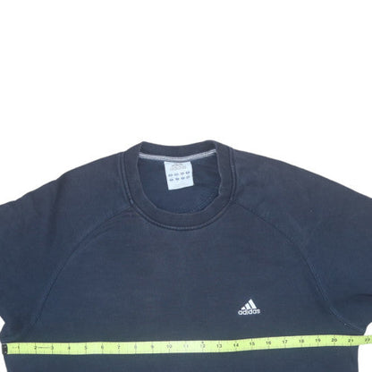 Mens UK Size M adidas Blue Pullover Sweatshirt