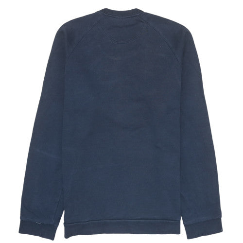 Mens UK Size M adidas Blue Pullover Sweatshirt