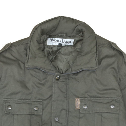 Mens UK Size 42 Workland Green Military Jacket