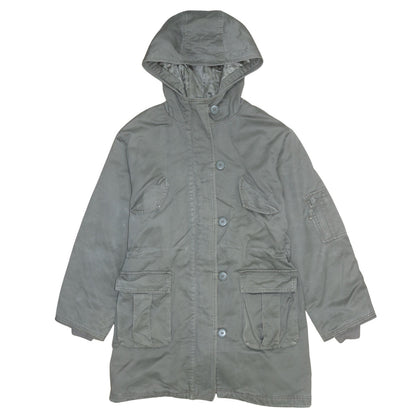 Womens UK Size 18 NEXT Green Parka Coat