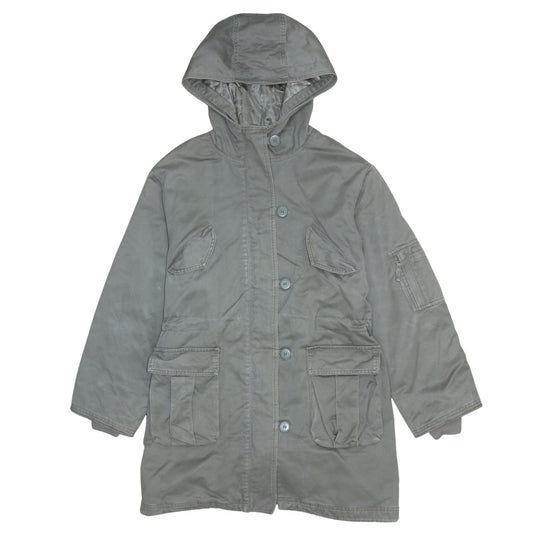 Womens UK Size 18 NEXT Green Parka Coat