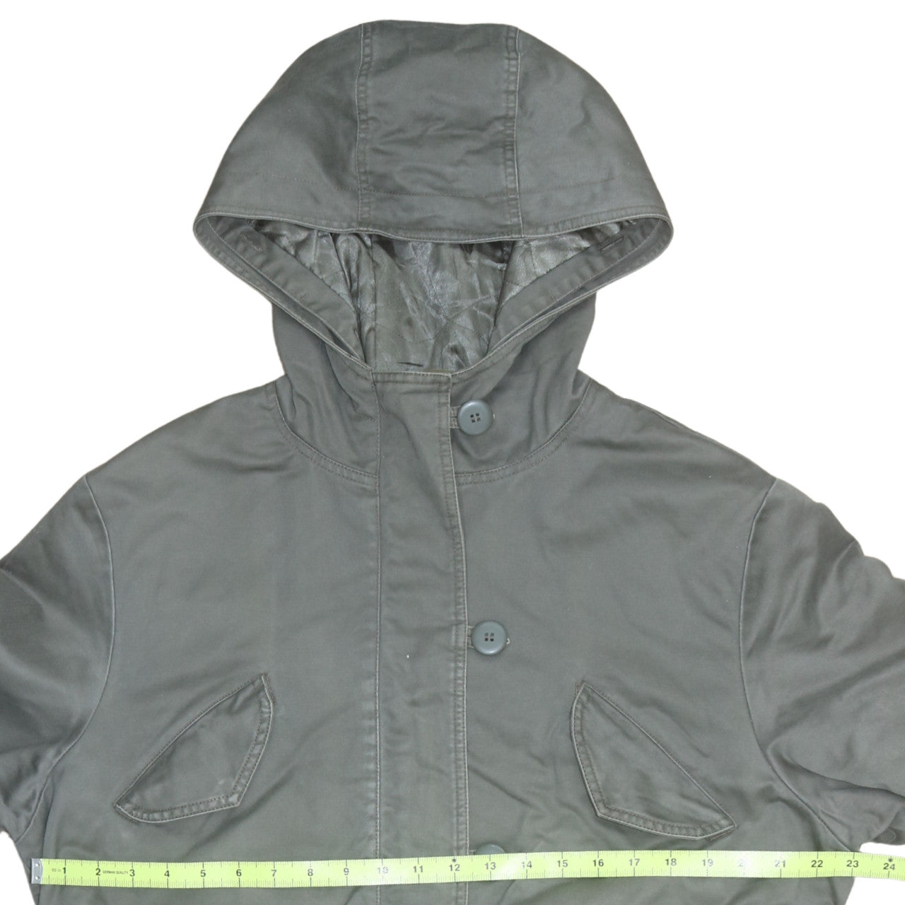 Womens UK Size 18 NEXT Green Parka Coat