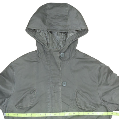 Womens UK Size 18 NEXT Green Parka Coat