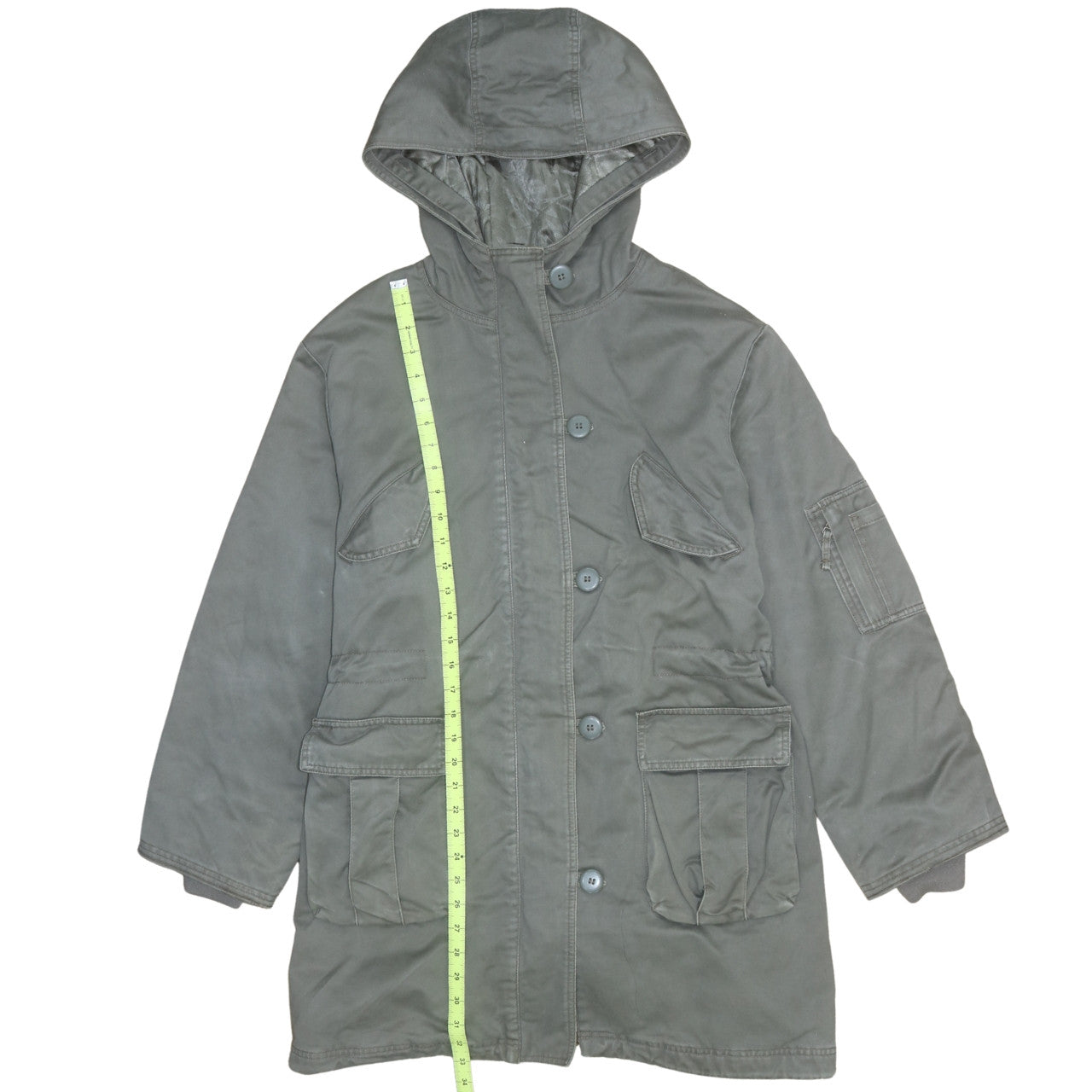 Womens UK Size 18 NEXT Green Parka Coat
