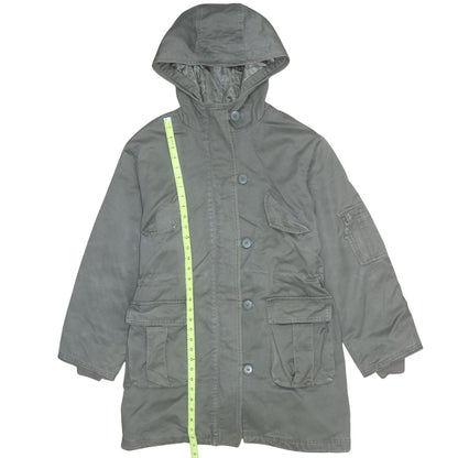 Womens UK Size 18 NEXT Green Parka Coat