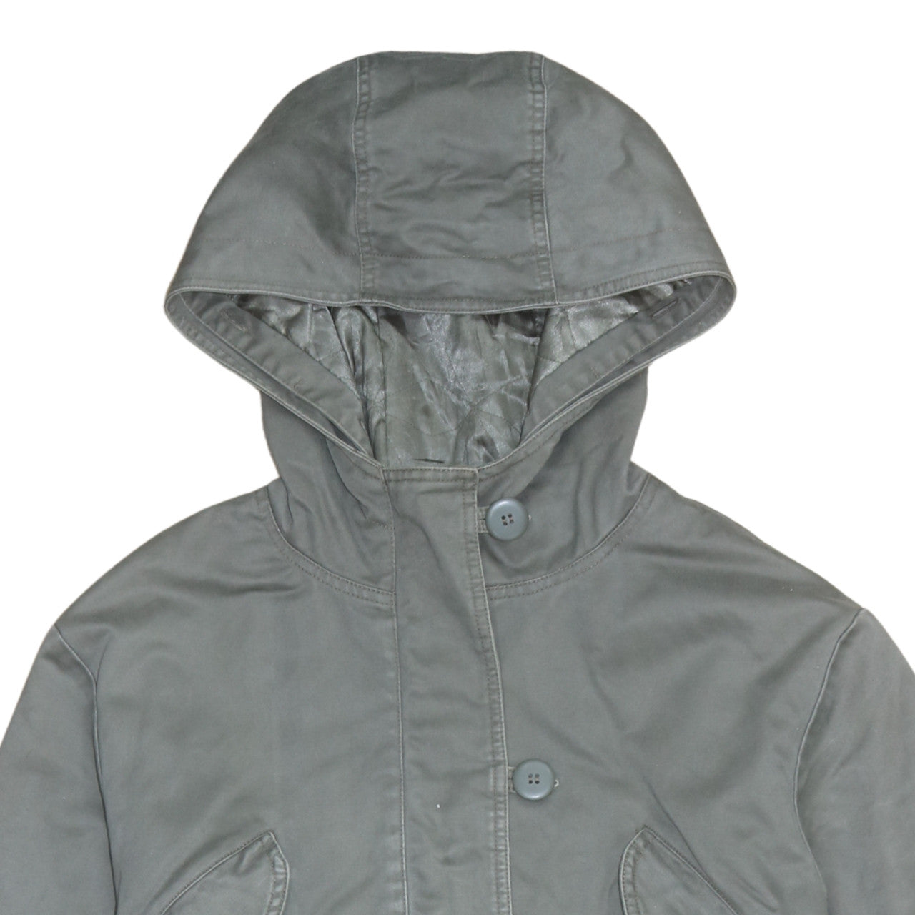 Womens UK Size 18 NEXT Green Parka Coat