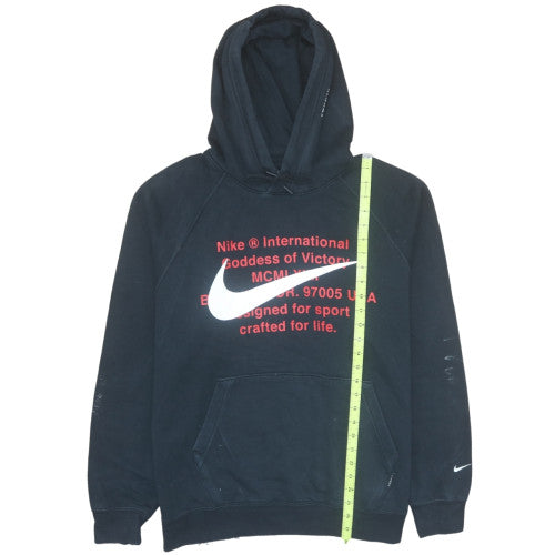 Mens UK Size L Nike Black Pullover Hoodie