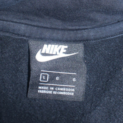 Mens UK Size L Nike Black Pullover Hoodie