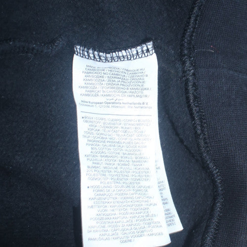 Mens UK Size L Nike Black Pullover Hoodie