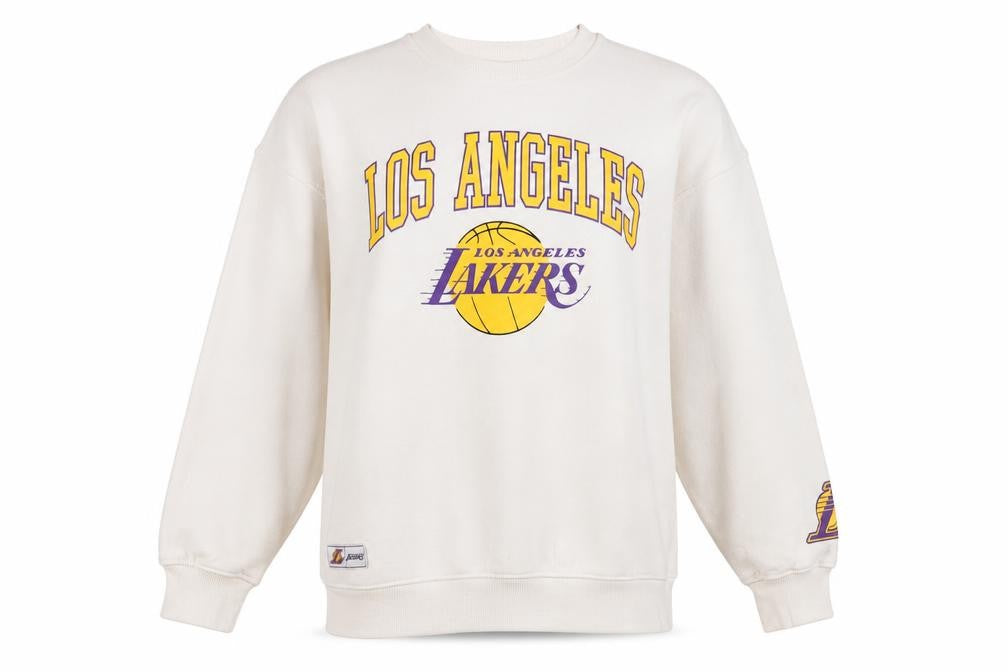 Womens UK Size XS NBA White Pullover Sweatshirt