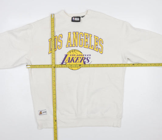 Womens UK Size XS NBA White Pullover Sweatshirt