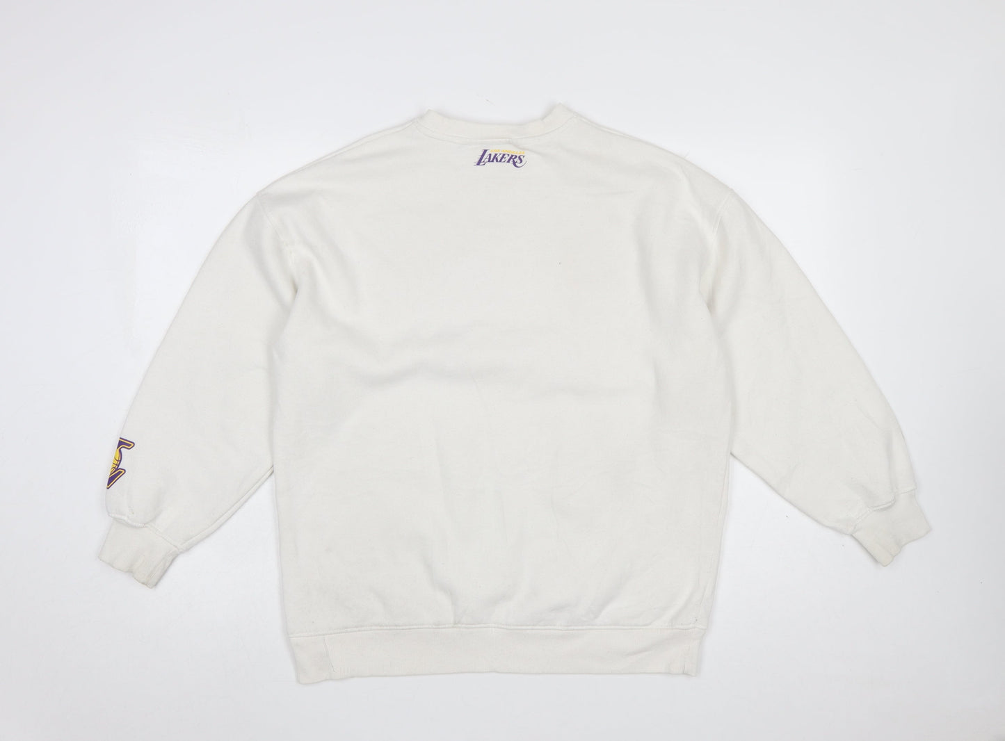 Womens UK Size XS NBA White Pullover Sweatshirt