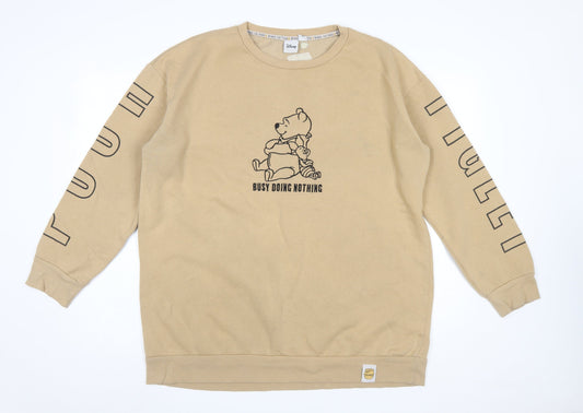 Primark Disney Women's Beige Winnie the Pooh XL Pullover Sweatshirt