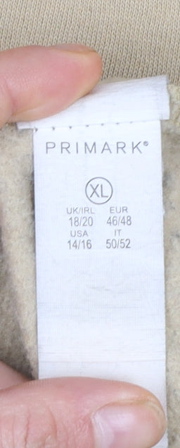 Womens UK Size XL Primark Beige Pullover Sweatshirt