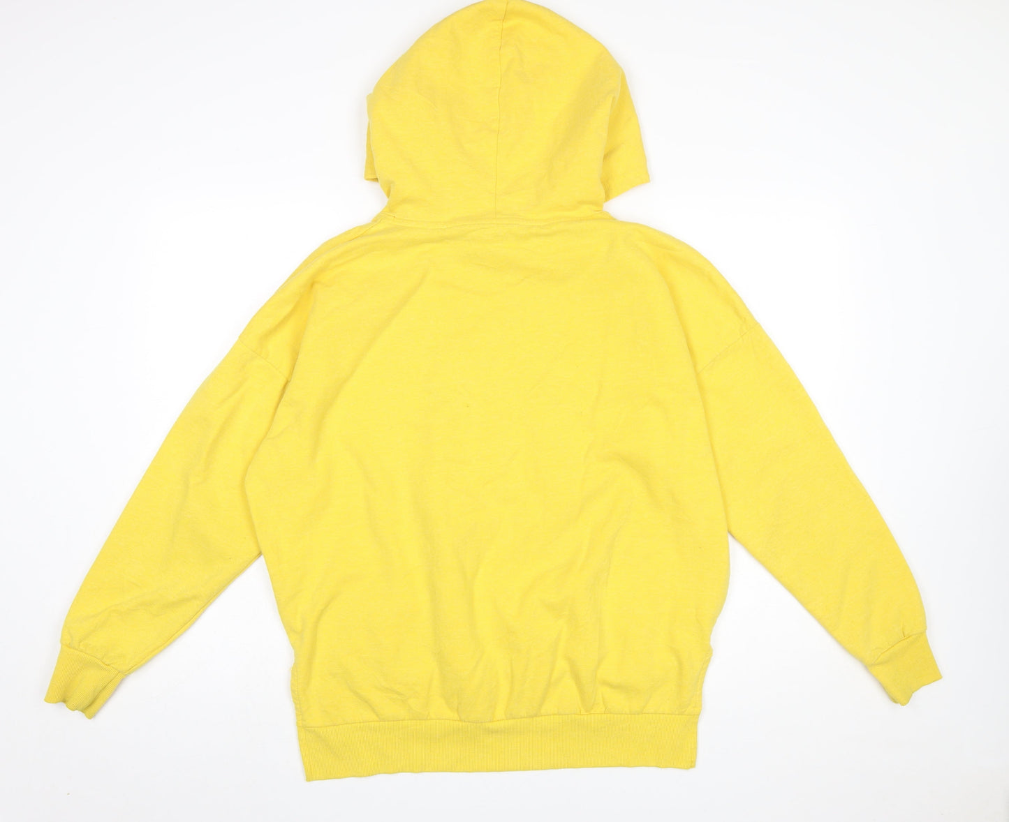 Womens UK Size L Primark Yellow Pullover Hoodie